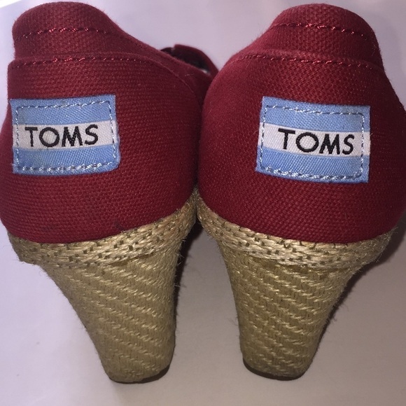 Toms Calypso Canvas Wedge - Picture 5 of 7